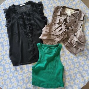 Size S Women's Sleeveless Tops Bundle